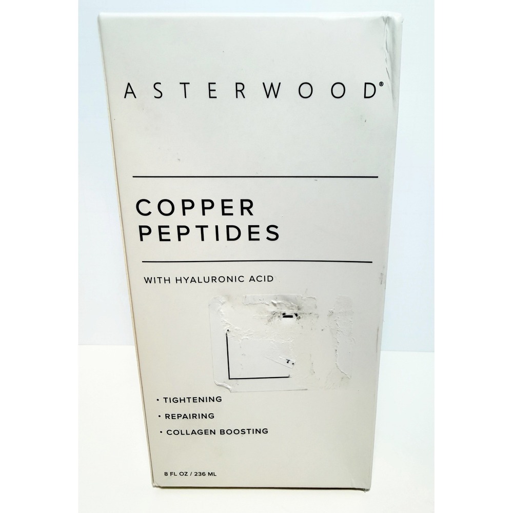 Asterwood Copper Peptides GHK-Cu Serum Hyaluronic Acid 8 oz New Exp 2028